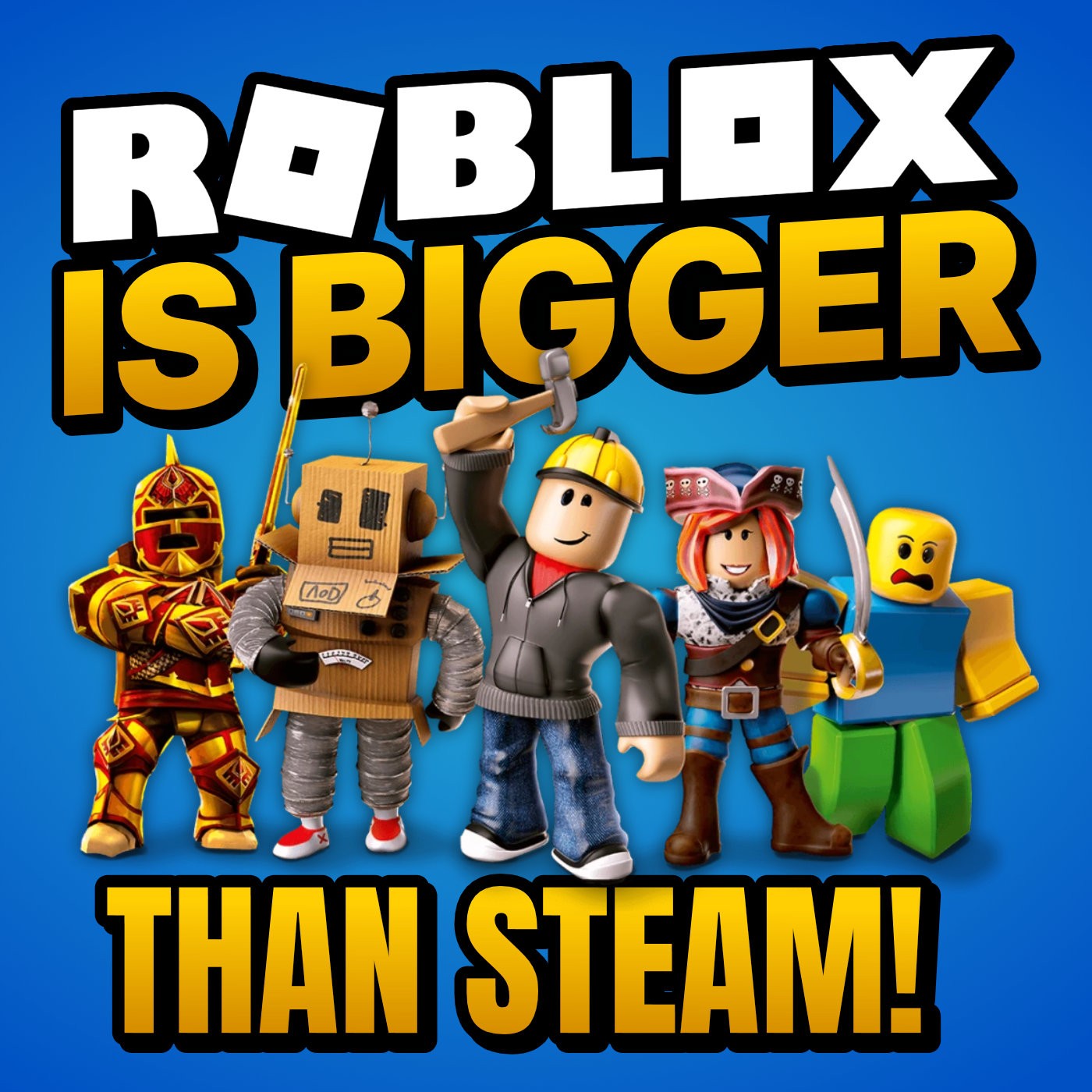Roblox is Now Bigger Than Steam and PlayStation COMBINED. (Wait, What?) | OTC EP 74